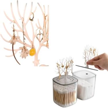 Imagem de Porta Joias com Suporte para Brincos, Organizador de Acessórios Sortido