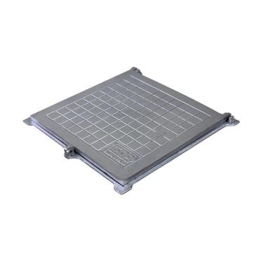 Imagem de Tampa Tampão De Chão Articulado Com Porta Cadeado 60x60cm