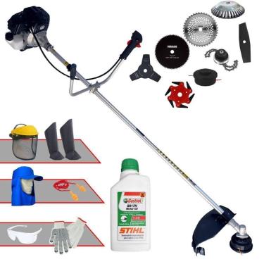 Imagem de Roçadeira 8 Em 1 Rt43lb-25a à Gasolina + Epi + óleo Stihl 2t
