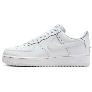 Imagem de Nike Tênis masculino Air Force 1 '07 LV8, Branco/rosa macio médio/malaquita/branco, 47