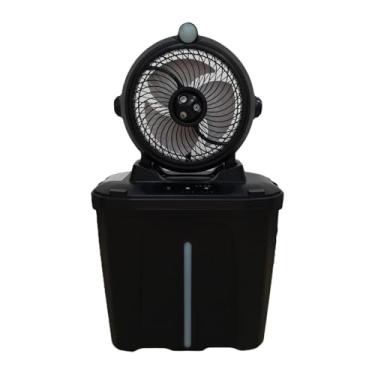 Imagem de XLWLLNJ Ventilador de nebulização portátil Ventilador de acampamento Ventiladores de névoa refrescante Ventiladores de névoa para jardim de acampamento