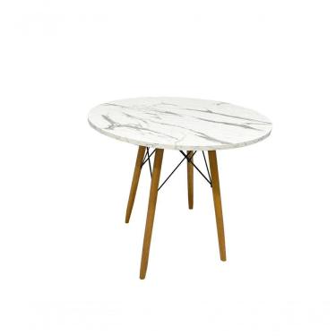 Imagem de Mesa Eames Eiffel Redonda 80 Cm - Estilo Granito