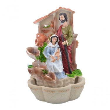 Imagem de Fonte água Sagrada Família Sala Quarto Jardim Bombinha 33x23