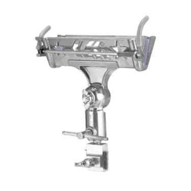 Imagem de menolana Suporte para vara de pesca com trava automática, em liga de alumínio, para pontes, corrimãos e pranchas de pesca em jangadas.