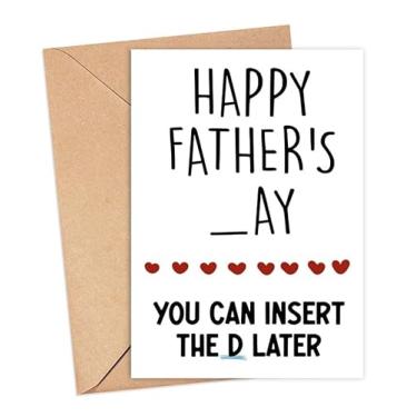 Imagem de SalenaGift Happy Father's_Ay You Can Insert The D Later Card - Dirty Father's Day Card - Cards For Husband - Funny Fathers Day Gift For Dad - Boyfriend - Husband - Pai - Him