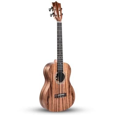 Imagem de Pequenas imperfeições – Ukulele Caramel Concert, CC207-58 cm KOA Ukelele de madeira de acácia para adultos iniciantes