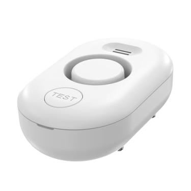 Imagem de METAK Detector De Vazamento Água Wd61 Para Residências, Compatível Com Gateway Wi-Fi W13 (Vendido Separadamente) Notificação Aplicativo, Alarme Sensor Inundação/Gotejamento Porão/Cozinha/Banheiro/La