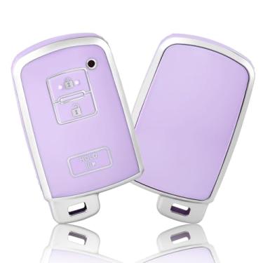 Imagem de Porta-chaves para Toyota Tundra Tocoma Sequoia 4Runner Highlander RAV4 Camry Corolla Avalon 4 botões