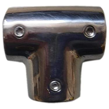 Imagem de Sea Dog Line 290901-1 Camiseta de trilho de mão de 90 graus, 2,5 cm, branca