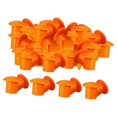 Imagem de RNXRZANK 100x Protetores de Vergalhão de aço com Alta Visibilidade para Canteiros de Obras E Estacas de Concreto.