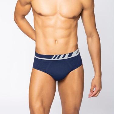 Imagem de Cueca Lupo Slip Microfibra Sem Costura 691-002, Marinho, P