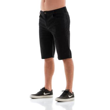 Imagem de Bermuda Sarja Masculina Arauto Confort Preta