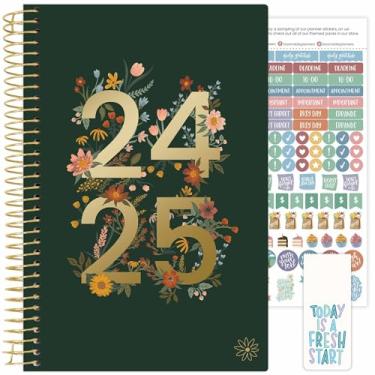 Imagem de bloom daily planners Agenda do Ano Acadêmico 2024-2025 (julho de 2024 - julho de 2025) - 14 cm x 21 cm - Livro organizador de agenda semanal/mensal com adesivos e marcador de página - Dreams In Bloom