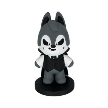 Imagem de Wolfchan Vampirinho Miniatura SKZOO Stray | Fanmade KPOP Colecionável Idol Bang Chan
