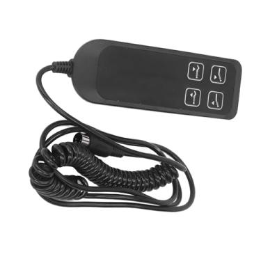 Imagem de Generic Chave de Poltroibilidade Elétrica, Controlador de sofá Elétrico IP66 5 Pinos Requintados Artesanato 4 Button Button ABS Performance para Office