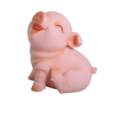 Imagem de Cofrinho sentado, fofo porco para crianças, caixa de moedas