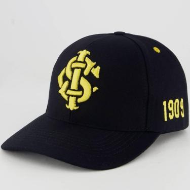 Imagem de Boné Internacinal Retrô Preto e Dourado-Unissex