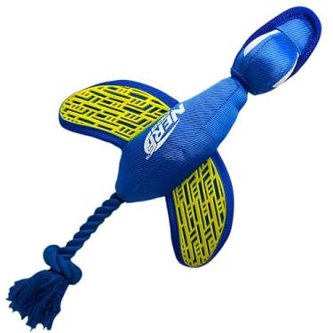 Imagem de Nerf Dog Patinho Lançador de Nylon Force Grip 42 cm - Azul/Verde