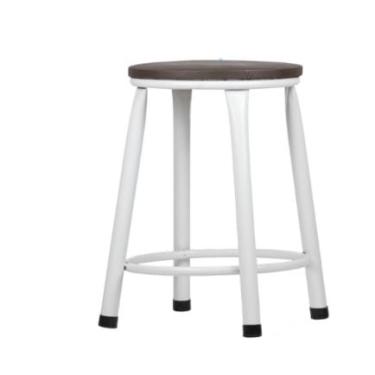 Imagem de Banqueta Baixa Banco Cozinha Americana Balcão Bar Aço - Bar com Assento Estofado，banqueta baixa cozinha(Marrom)