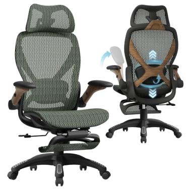 Imagem de Cadeira de escritório ergonômica X100 com apoio para os pés