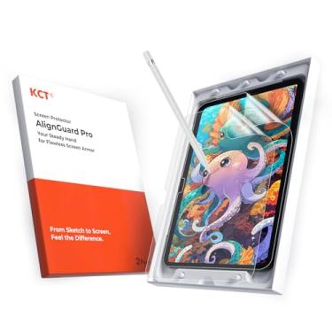 Imagem de KCT 2nd PaperNano Protetor de tela compatível com iPad Pro 33.0 cm 2025 (M3)/iPad Pro 33.0 cm 2024 (M4) AlignGuard Pro EZ Install, Escreva como papel real, alta sensibilidade, antirreflexo