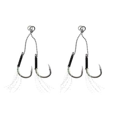 Imagem de Suporte Hook Duplo Nº 5/0 Live Bait C/ 2 unidades - Albatroz