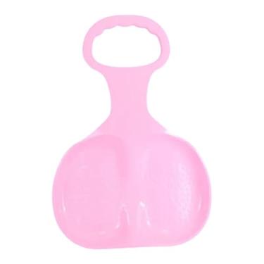 Imagem de Aymzbd Trenó de Neve, Prancha de Trenó, Tobogã, Deslizador, Material PE com Alça, Leve E Portátil, Adequado para Adultos E Crianças, Diversão Ao Ar Livre, Pr, Luz Rosa