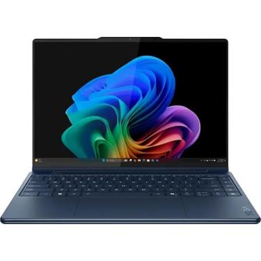 Imagem de Lenovo Yoga 9i 2 em 1 Aura Edition 35.6 cm Copilot+ Laptop (2025) - Intel Ultra 7 258V 8-Core, 32GB RAM, SSD NVMe M.2 de 1TB, Tela sensível ao toque OLED 4K de 14 polegadas, Windows 11 Pro - Azul