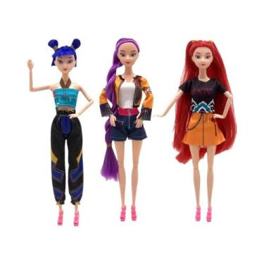 Imagem de Bonecos De Ação Kpop Demon Hunters Rumi Mira Zoey Brinquedos Infantis 