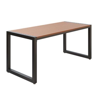 Imagem de LOERSS Mesa de piquenique ao ar livre, banquinho de cerveja, cadeira de mesa de jantar, móveis de terraço ao ar livre, mesa e cadeiras de bistrô de metal resistente à ferrugem, móveis de pátio ao ar