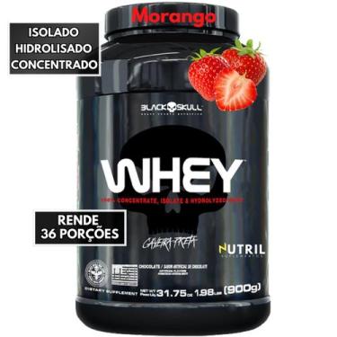 Imagem de Whey Protein 900g Black Skull 3W Isolado Hidrolisado Concentrado Suple