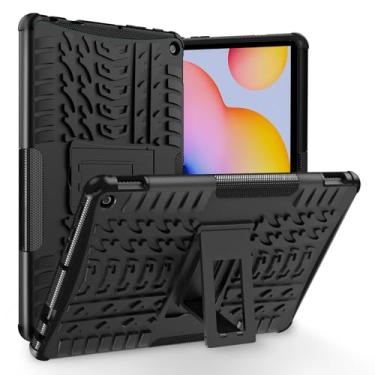 Imagem de ROISKIN Capa resistente à prova de choque de camada dupla para tablet 10 2023 13ª geração, não para iPad Samsung 10 polegadas