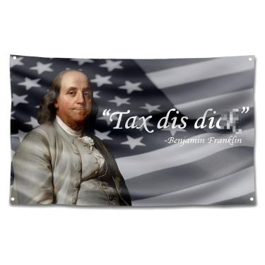 Imagem de Tapeçaria Tax Dis Dicks Wall Aesthetic 150x90cm, microtecido