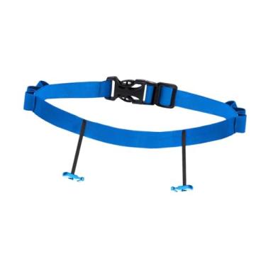 Imagem de simhoa Cinto para número de corrida de triatlo, cinto elástico para corrida de triatlo, profissional para homens e mulheres, Céu Azul