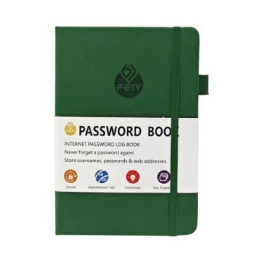 Imagem de Caderno De Senhas Com Abas Alfabéticas, Organizador De Endereços Da In