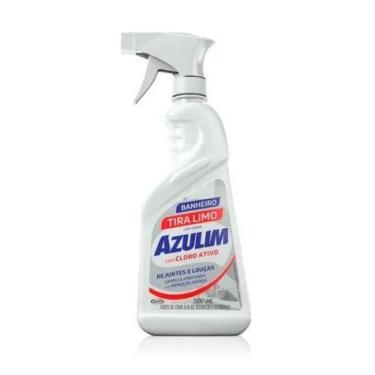Imagem de Limpador Cloro Ativo Tira Limo - 500ml Azulim, Com Gatilho