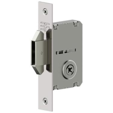 Imagem de Trava Segurança Tetra Porta Correr 3F 430 Dupla Inox Cromado