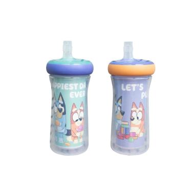 Imagem de Vasos Entrenadores The First Years Bluey con Pajilla Aislados 270 mL Paquete de 2