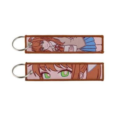 Imagem de Chaveiro Unissex De Anime Bordado Para Motocicletas E Carros Acessório