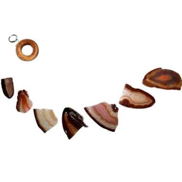 Imagem de Mensageiro dos Ventos Chapa de Agata Marrom Paz e Calma APTO - Cristai