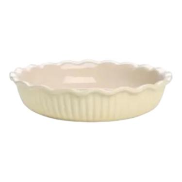 Imagem de Travessa Assadeira Refratária Redonda Caçarola 26cm classic Ceramica Bege