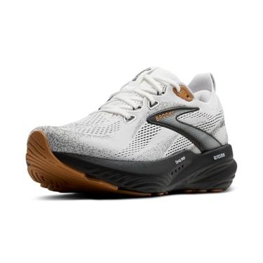 Imagem de Brooks Tênis de corrida masculino Glycerin 22 Neutral, Branco/cinza/preto, 41 BR