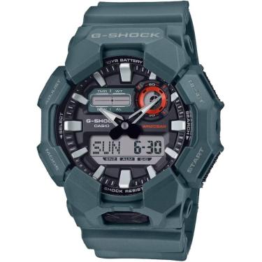 Imagem de Relógio Casio Masculino Ref: Ga-010-2adr G-Shock Anadigi Verde Petróleo