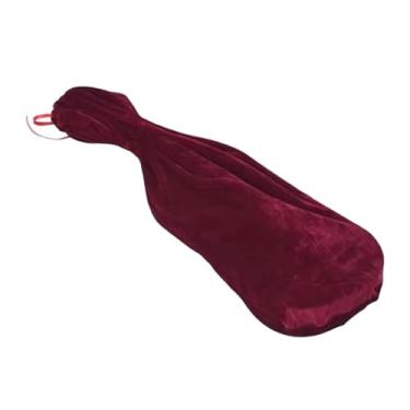 Imagem de MotiveTech Capa Protetora para Violino com Cordão, Manta de Veludo para Violino 4/4, Bolsa de Armazenamento para Prática em Casa, Viagens E Atividades Ao Ar Livr, Vermelho