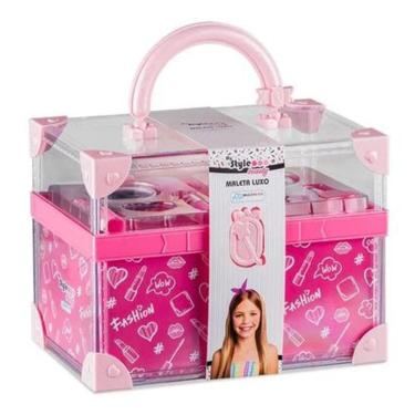 Imagem de Maleta Maquiagem Infantil My Style Beauty Multikids Br1335 Rosa