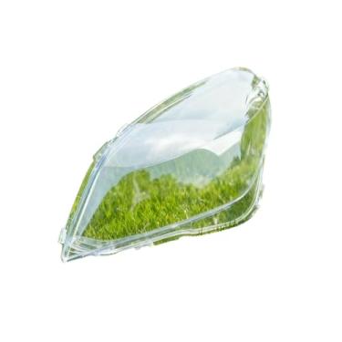 Imagem de Capa de lente do farol dianteiro do carro compatível com opel astra h 2004-2010 transparente capa de vidro abajur transparente(Left)