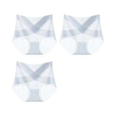 Imagem de Conjunto De Calcinhas De Seda Gelada plus Size Para Mulheres, Lingerie