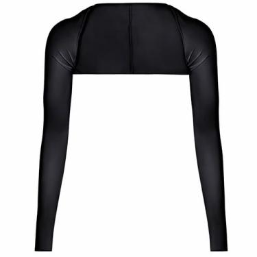 Imagem de Mini Casaco Mangas Longas Esportivas Gold Sports Térmico Black-Dry Pro