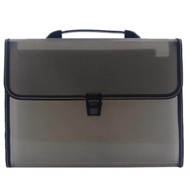 Imagem de Organizador de arquivos A4 A4, organizador de documentos, pasta de papel de teste para papel e documentos, pasta expansível portátil, 13 bolsos, material de escritório