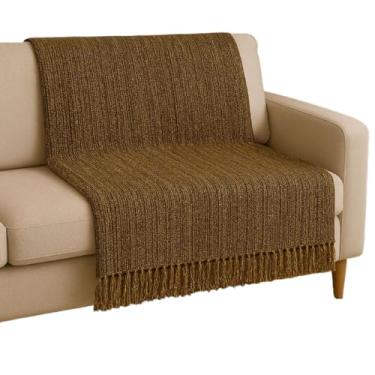 Imagem de Manta Para Sofá Luxo Gigante 2,10 x 1,20 m Tipo Capa De Sofá Protetora(Amarelo Ouro mescla)